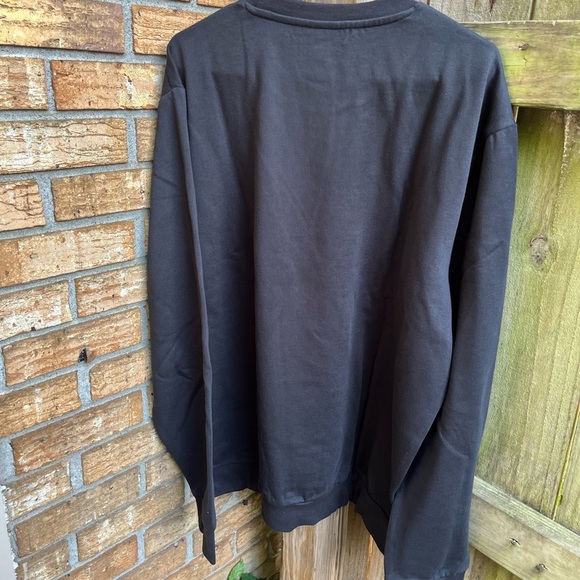 Adidas Men's Black Crewneck Sweater - Picture 4 of 4
